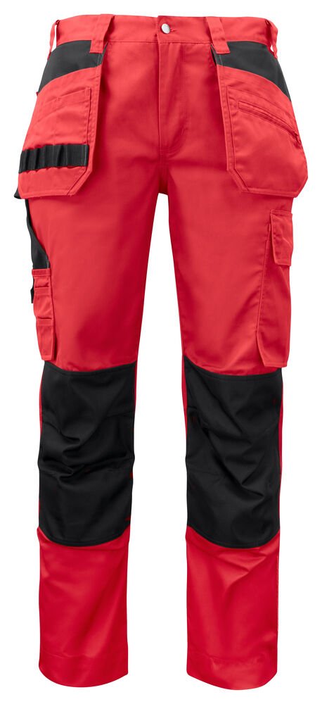 5531 BROEK MET KNIEZAKKEN EN SPIJKERZAKKEN — Rood