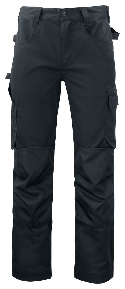5532 BROEK MET KNIEZAKKEN — Zwart