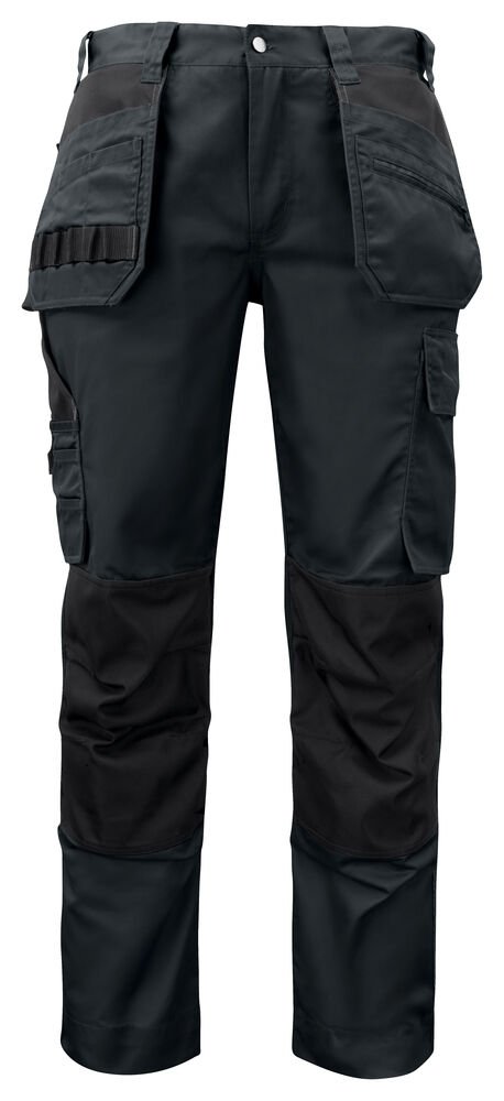 5531 BROEK MET KNIEZAKKEN EN SPIJKERZAKKEN — Zwart
