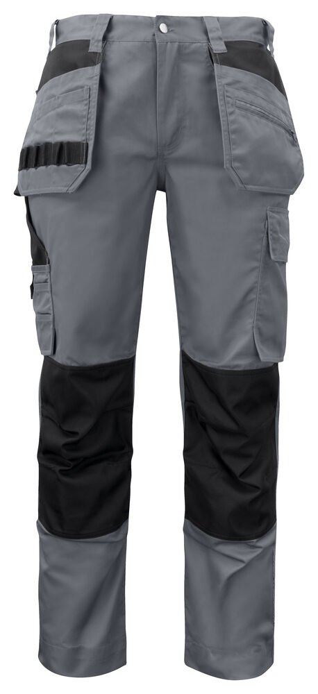 5531 BROEK MET KNIEZAKKEN EN SPIJKERZAKKEN — Grijs