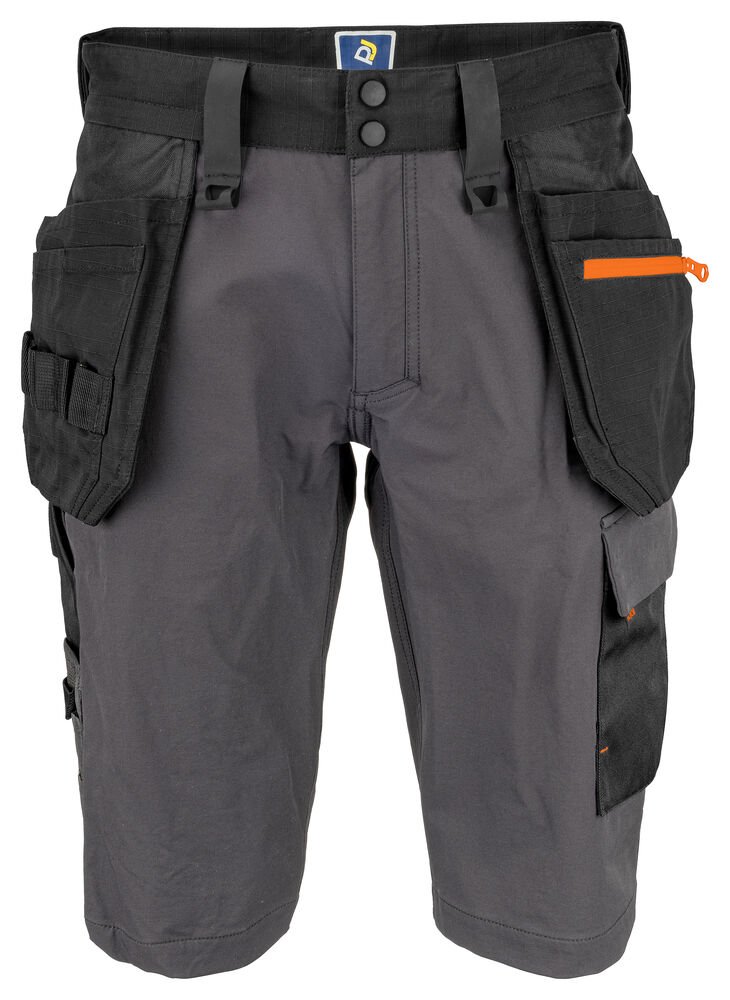 5562 FULL STRETCHSHORT MET SPIJKERZAKKEN — Grijs