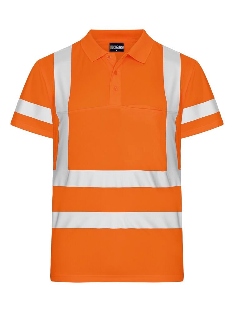 6040 SIGNALISATIEPOLO EN ISO 20471 KLASSE 3 — Oranje