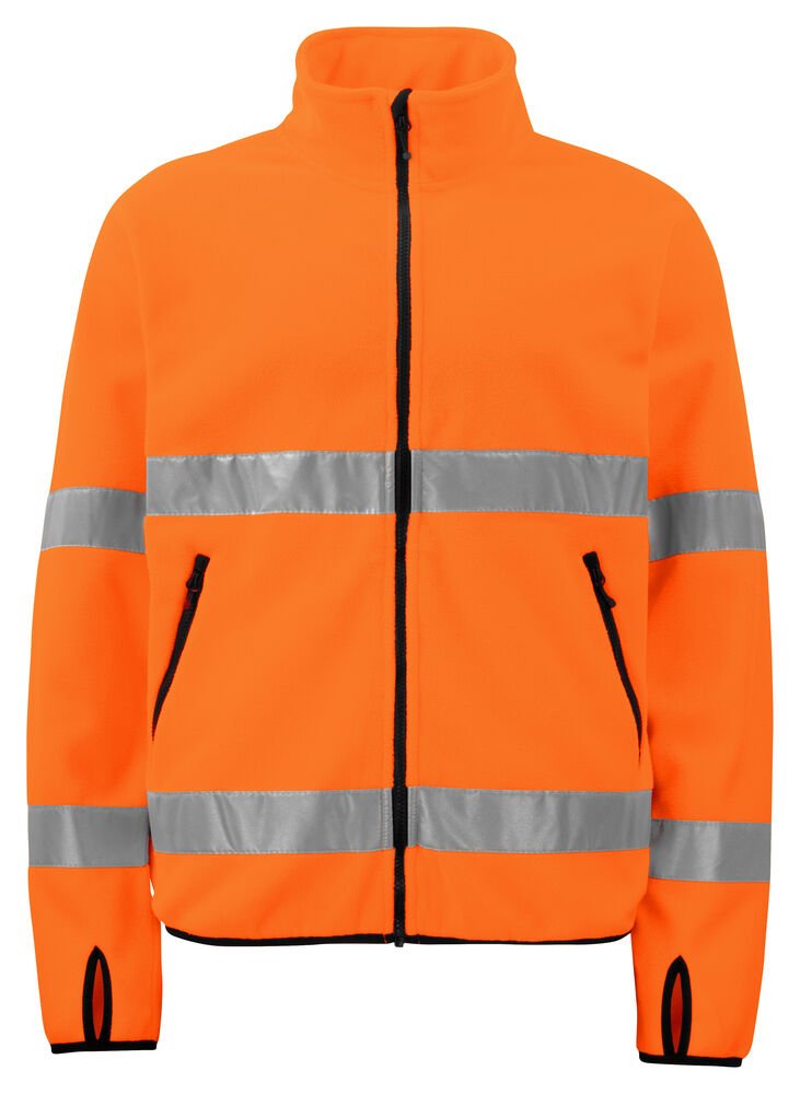 6327 SIGNALISATIE FLEECE EN ISO 20471 KLASSE 3 — Oranje/Zwart
