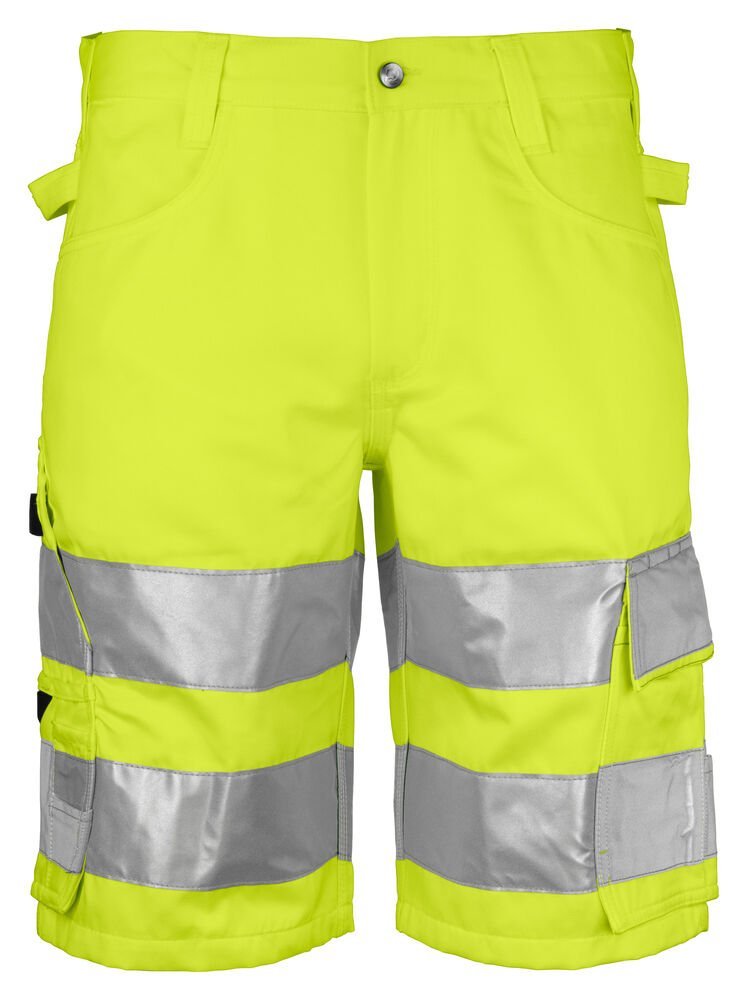6536 SIGNALISATIESHORT EN ISO 20471 KLASSE 2 — Geel/Zwart