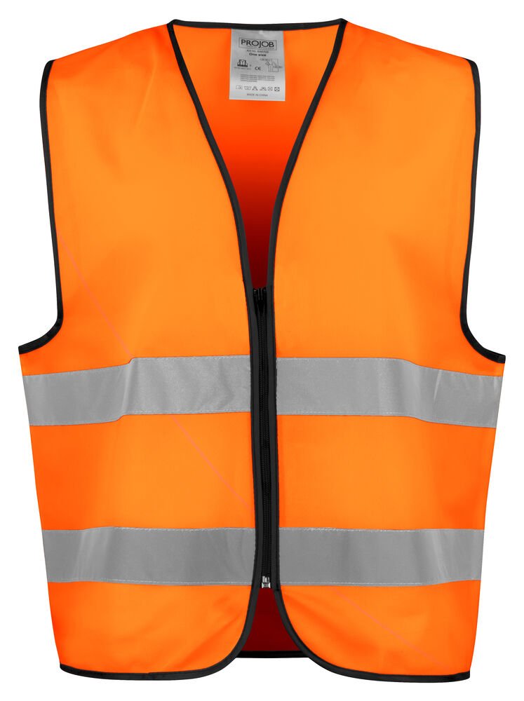 6709 SIGNALISATIEHESJE EN ISO 20471 KLASSE 2 — Oranje/Zwart