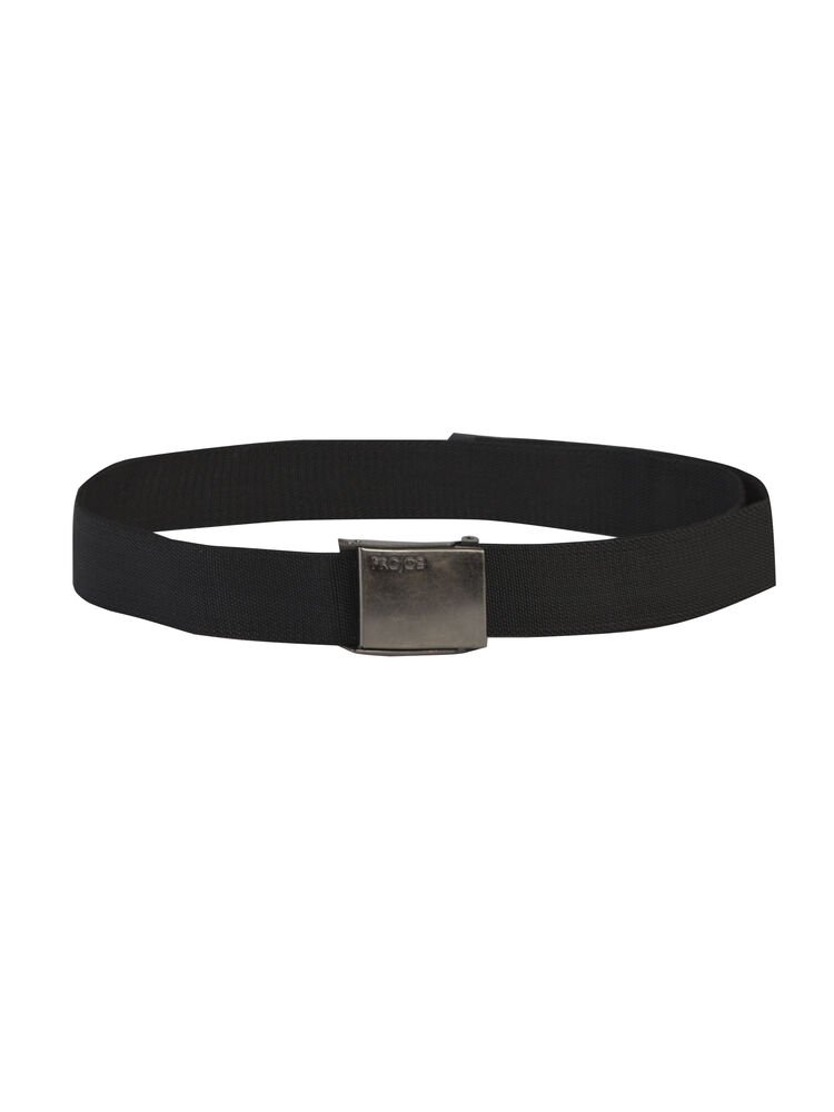 9001 ELASTISCHE RIEM MET PROJOB LOGO — Zwart