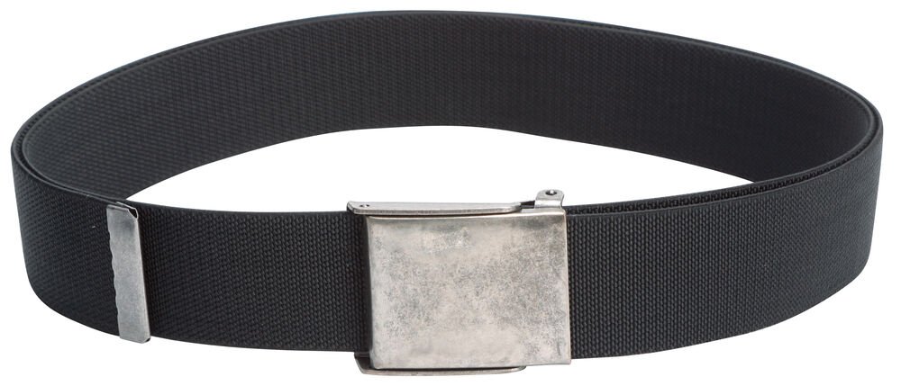 9031 ELASTISCHE RIEM ZONDER PROJOB LOGO — Zwart
