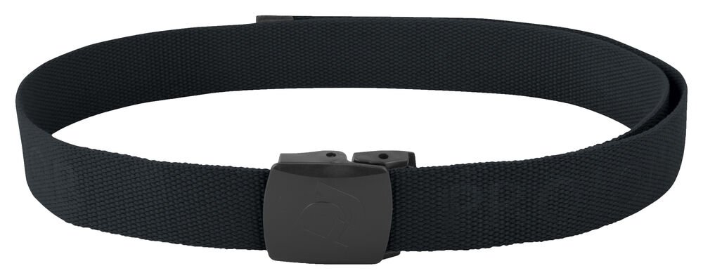 9060 RIEM MET PLASTIEK GESP — Zwart