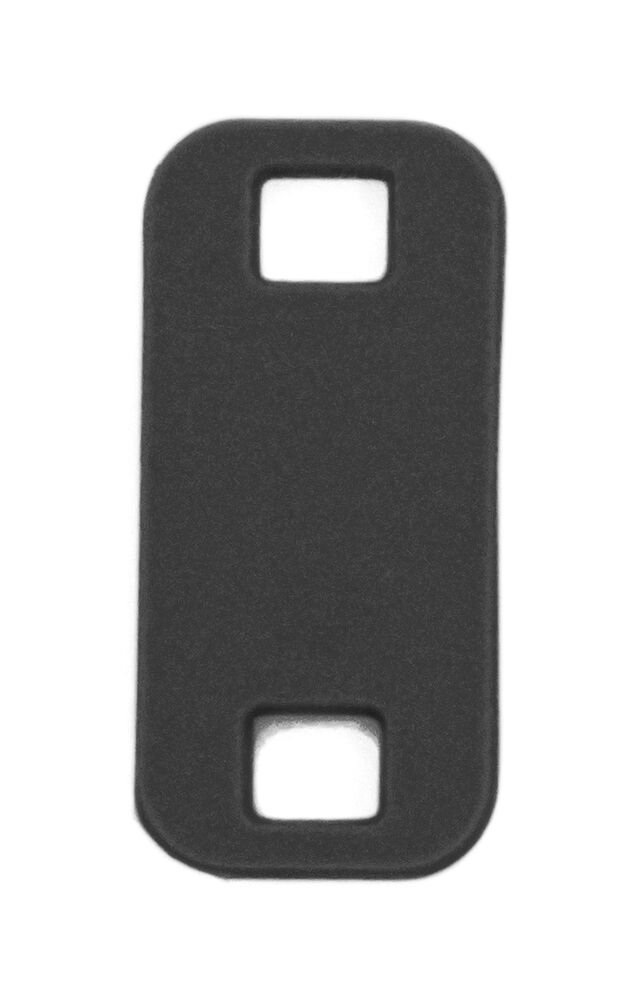 Silicone Tag 2-pack — Zwart